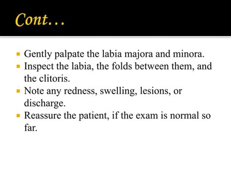 Ppt On Assessmaent Of Female Reproductive System Ppt