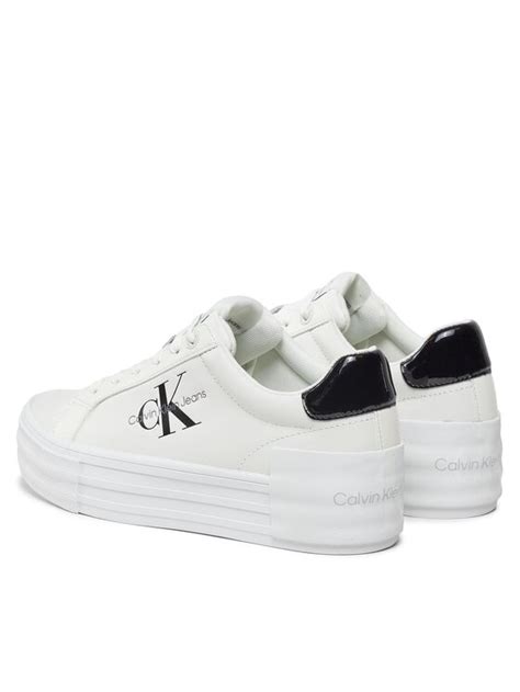 Calvin Klein Jeans Laisvalaikio Batai Bold Vulc Flatf Low Lace Lth Ml