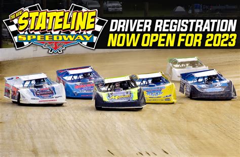 New Stateline Speedway - Busti, NY - 2023 DRIVER REGISTRATION NOW OPEN!