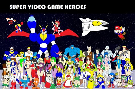 Super Video Game Heroes By Optip On Deviantart