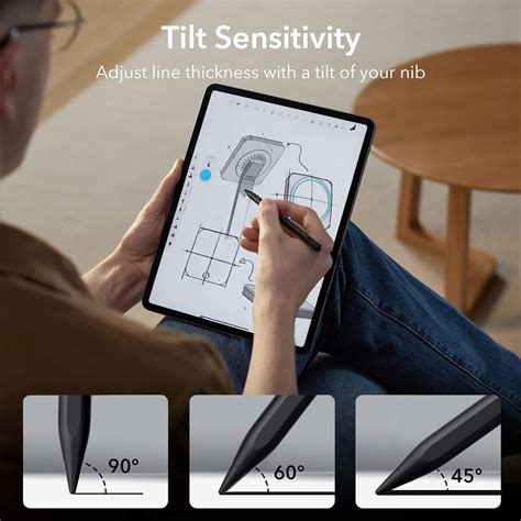 ESR Lápiz capacitivo para iPad lápiz iPad con sensibilidad de