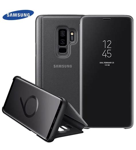 Смарт чехол книжка Samsung Galaxy S9 SM G965 S View Flip Cover Black