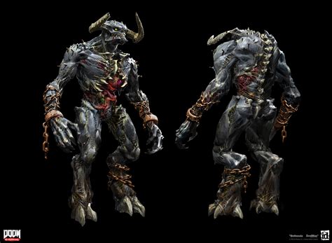 Titan Doom Eternal Concept Art Doom Demons Monster Concept Art