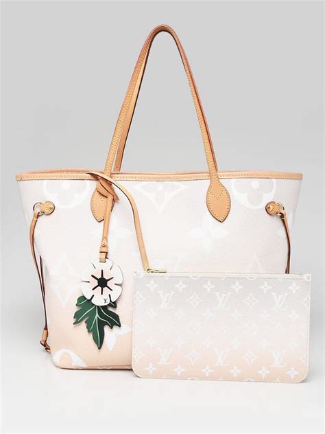 Louis Vuitton Limited Edition Mist Monogram Giant Canvas By The Pool Neverfull Mm Nm Bag Yoogi