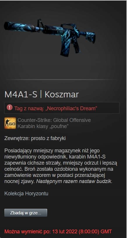 Skin Cs Go M4A1 S Koszmar 11818451678 Oficjalne Archiwum Allegro