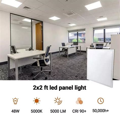 UGR Less 16 Educational Led Panel Light Indoor Ceiling Ac85V 265V