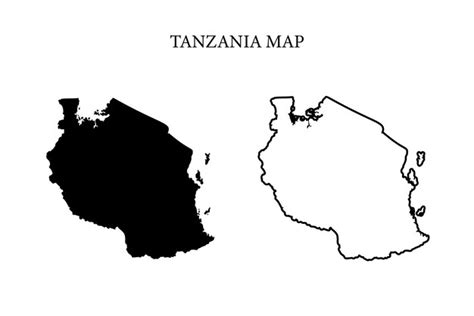 Premium Vector Tanzania Region Country Map Vector