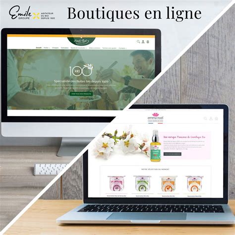 Lancement Boutiques En Lignes De Nos Marques Groupe Emile