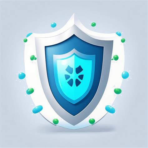 Premium AI Image Vector Immune System Medical Protection Shield