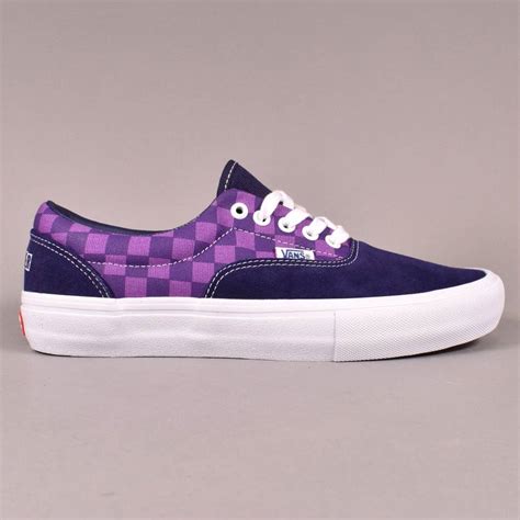 Vans Era Pro Skate Shoes Baker Kaderpurple Check Skate Shoes