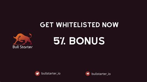 Bull Starter On Twitter Time For Rewards Participate In Whitelist