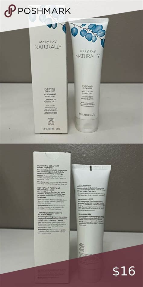 Mary Kay Naturally Purifying Cleanser New In Box Purifying Cleanser