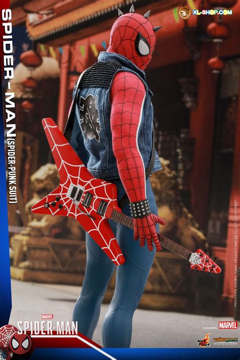 Hot Toys VGM32 Marvel S Spider Man 1 6th Scale Spider Man Spider Punk Suit Collectible