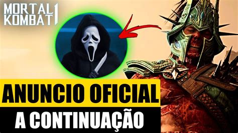 MK1 BOMBA ANÚNCIO OFICIAL DO FUTURO DE MORTAL KOMBAT 1 YouTube