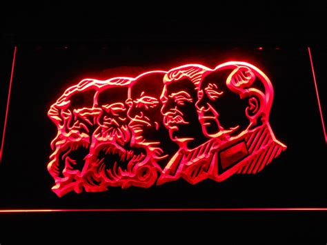 Communist Leaders LED Neon Sign | SafeSpecial