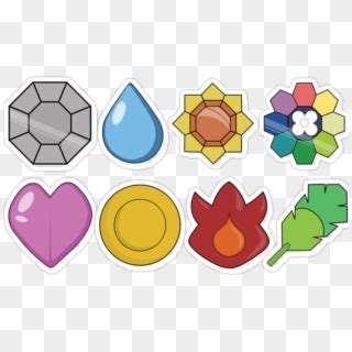 Kanto Badge Pack, HD Png Download - 2400x3200(#5652569) - PngFind