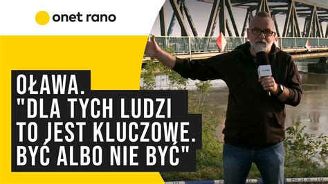 Marcin Wyrwał z Oławy Dla tych ludzi to jest kluczowe Być albo nie