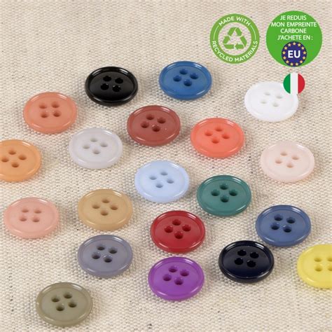 Bouton Trous Nylon Recycl Tissus Des Ursules