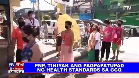 PNP Tiniyak Ang Pagpapatupad Ng Health Standards Sa GCQ Checkpoint