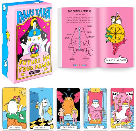 Wyspell Cat Tarot Cards A Card Cat Tarot Deck With Guidebook