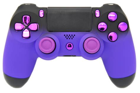 Purple And Black Fade Custom Ps4 Controller