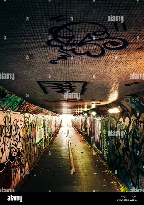 Graffiti In A Bristol Temple Way Underpass Stock Photo Alamy