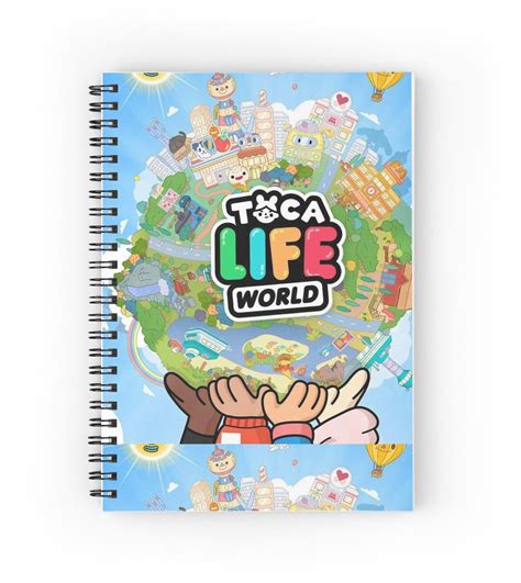 Toca Boca Life Kids Happy Spiral Notebook For Sale By Rachid Spipo