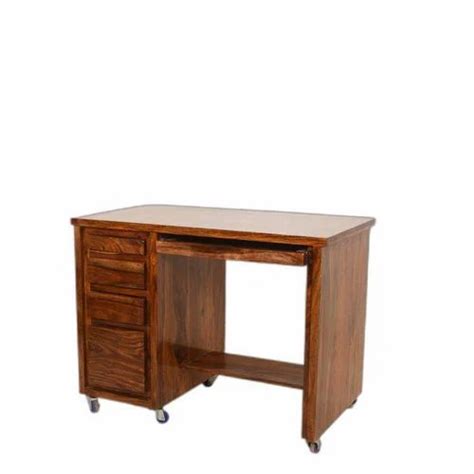 Plywood Rectangular Wooden Office Table With Storage At Rs In