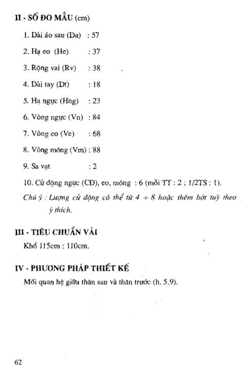 Giao Trinh Thiet Ke Quan Ao Math Math Equations Ebook