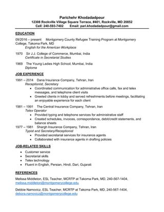 Resume Pdf