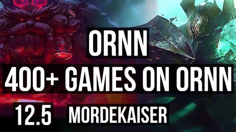 Ornn Vs Morde Top 1 4m Mastery 400 Games 4 2 8 Euw Master 12