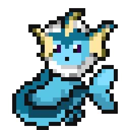 Vaporeon Sprite edit | Pokémon Amino