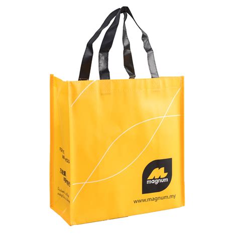 Promotional Boutique Custom Eco Friendly Laminated Tote Shopping Non