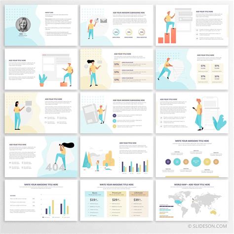 Illustrated Powerpoint Template Creative Ppt Slideson