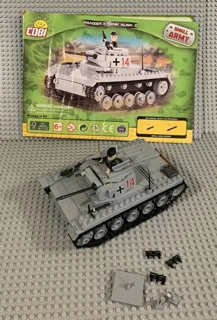 COBI SMALL ARMY WWII German Panzer II Ausf C 2459 Discontinued 100