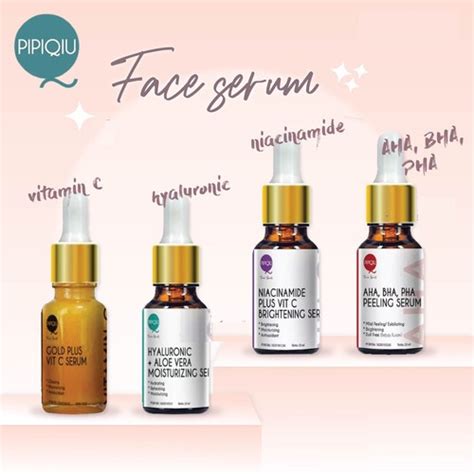 Jual Pipiqiu Face Serum 20ml Aha Bha Pha Peeling Serum Gold Plus