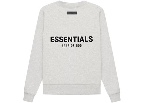 Fear Of God Essentials Crewneck Ss22 Light Oatmeal Men S Ss22 Us