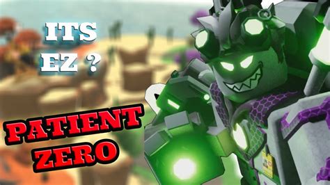 Tds New Boss Patient Zero Tower Defense Simulator Youtube