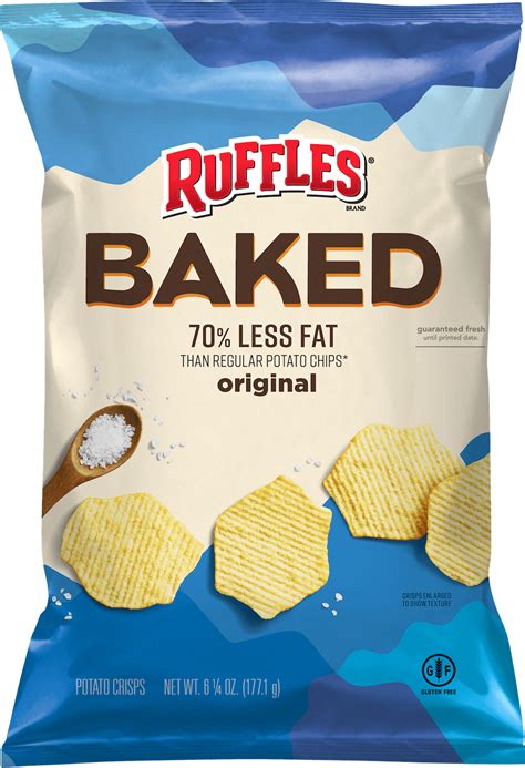 Baked Ruffles® Original Potato Crisps Fritolay