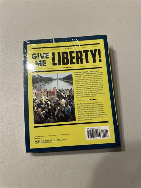 Give Me Liberty An American History Th Brief Edition Volume Vol