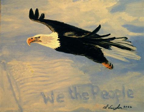 Bald Eagle Painting By Sidney Vaughn Fine Art America