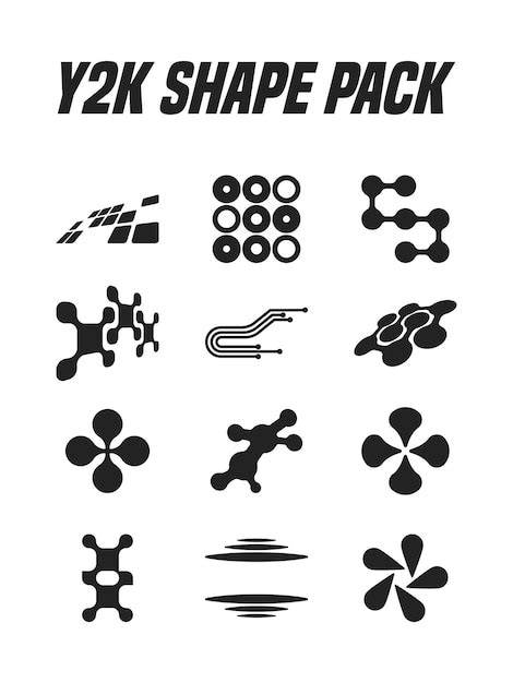 Premium Vector Vector Y2k Symbols Retro Icons Trendy Acid Rave And