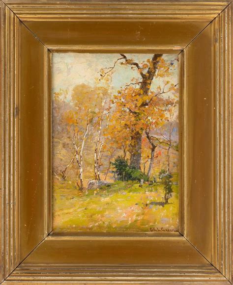 Lot Charles Edwin Lewis Green Massachusetts 1844 1915 Autumn