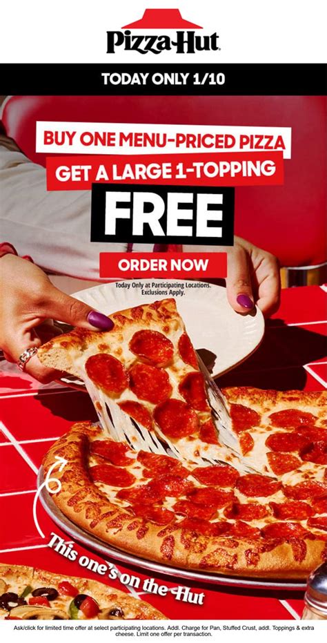 Pizza Hut Coupon Codes March 2024 Free Delivery Lyda Siusan