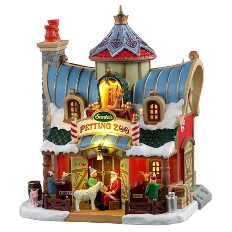 maison lemax zoo pour enfants du pere noel village de noel