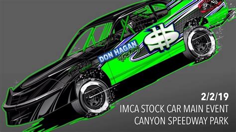 2 2 19 Cody Center Imca Stock Car Main Event At Canyon Speedway Park