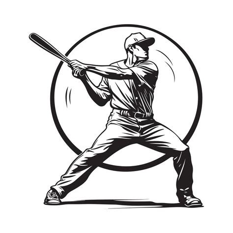 Male Baseball Player Silhouettes On White Background Isolated 49400176