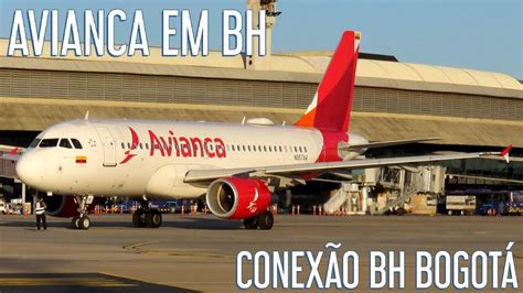 AVIANCA EM BH CHEGADA DO AIRBUS A319 115 N557AV NO AEROPORTO DE