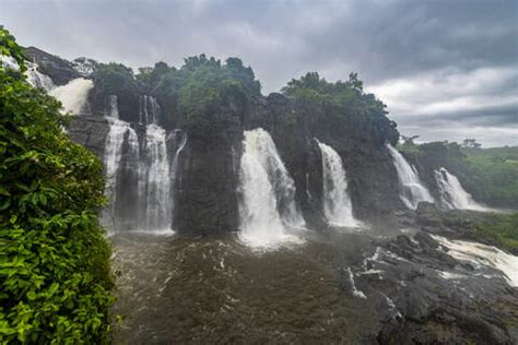 Roaring Boali Falls (Chutes de Boali), Central African Republic, Africa ...