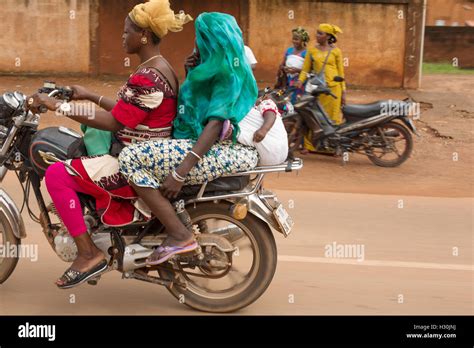 The Motor Bike Is A Popular Form Of Transportation In Burkina Faso